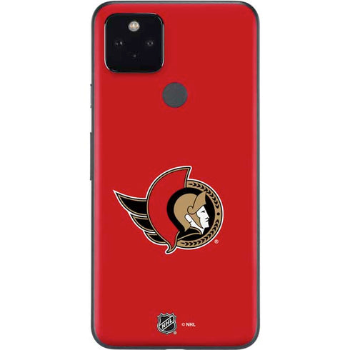 NHL Ottawa Senators Solid Background Google Pixel 4a 5G Skin
